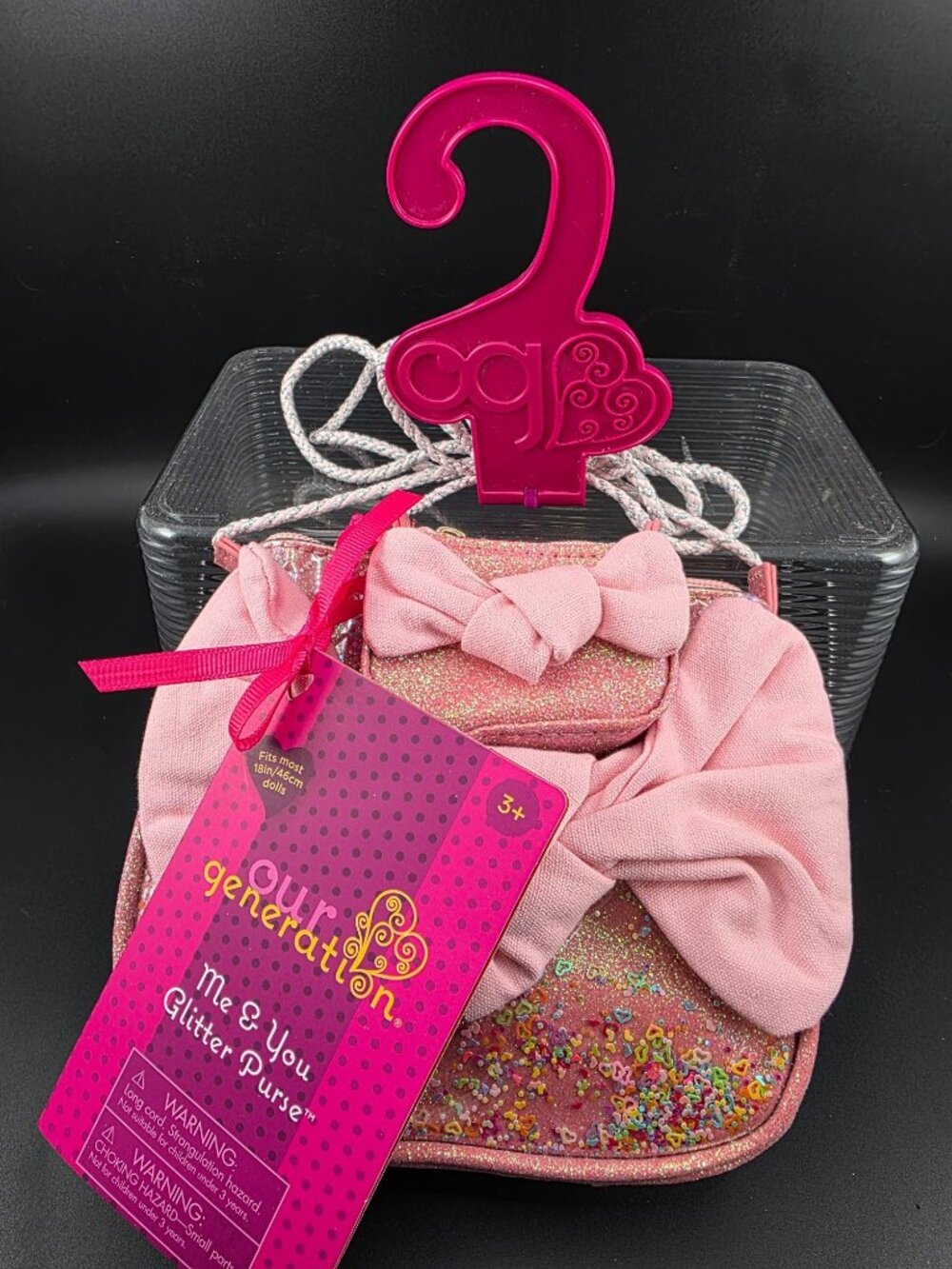Our Generation Me & You Glitter Purse Girl & Doll Accessory Includes 2 Pieces Ne